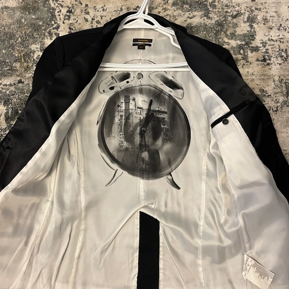 Diesel men’s blazer (black and gold label) size medium - Picture 2 of 3